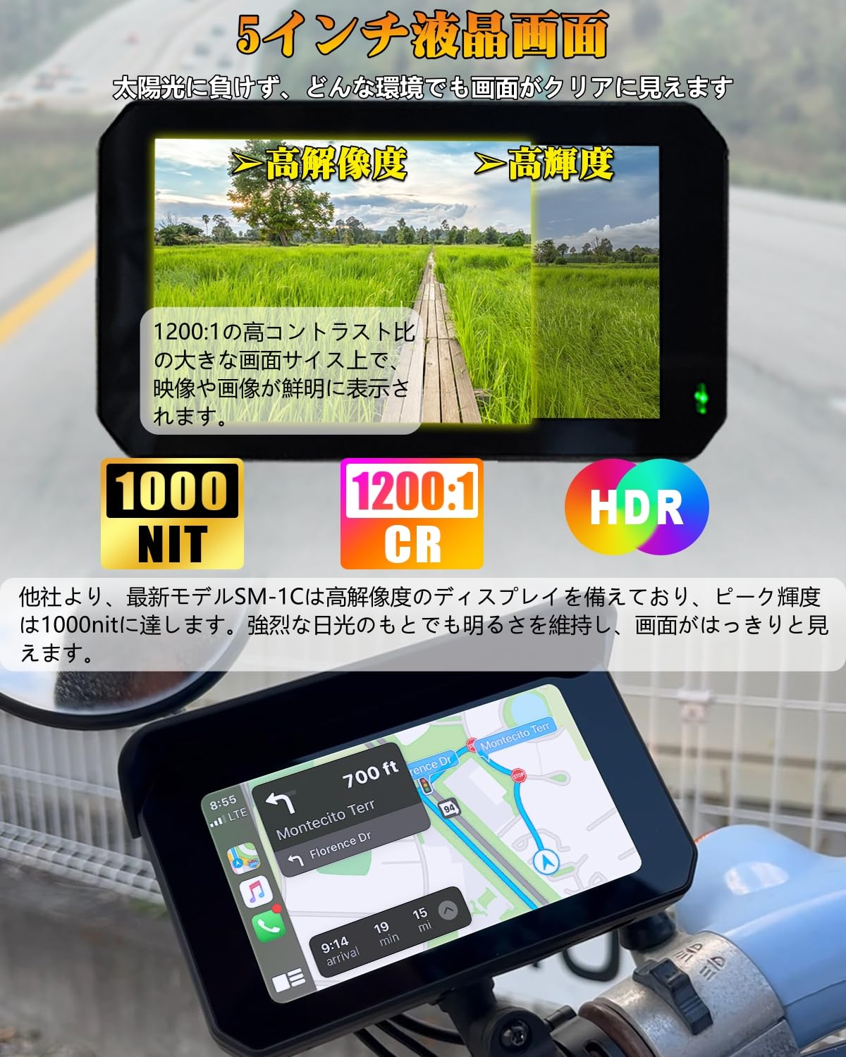【のぶ】ニコマク SM-1C ディスプレイオーディオ Amazon.co.jp: 【最先端高速ワイヤレスCarPlay+GPS内臓